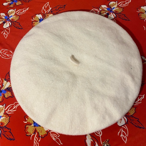 Wool+knit beret - Picture 4 of 6